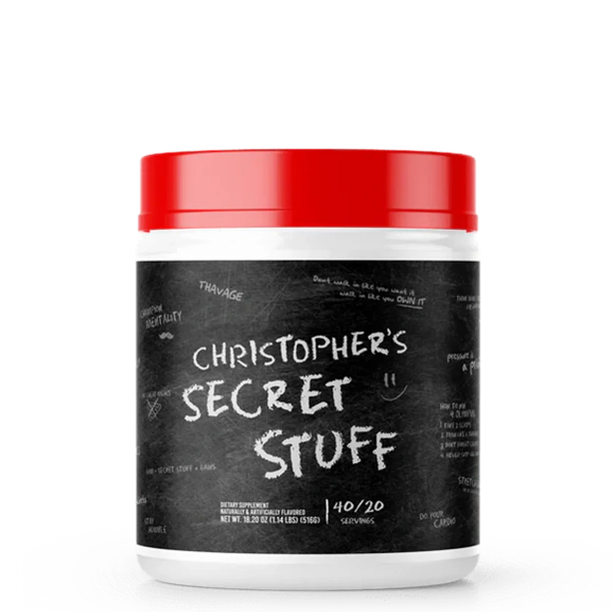 CBUM Christopher's Secret Stuff Pre-Workout · 520g
