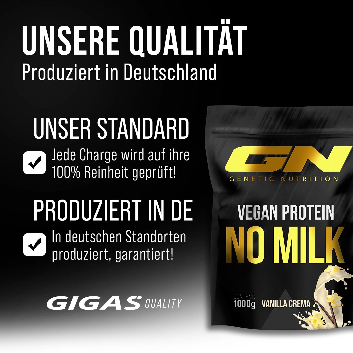 No Milk Veganes Proteinpulver – 1000g
